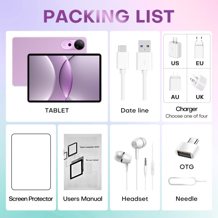 Tablette PC Pad 9 Ultra 10,1 pouces 3G avec appel téléphonique, 2GB+32GB, Android 10 MTK6737 Quad Core, prise EU, prise EU