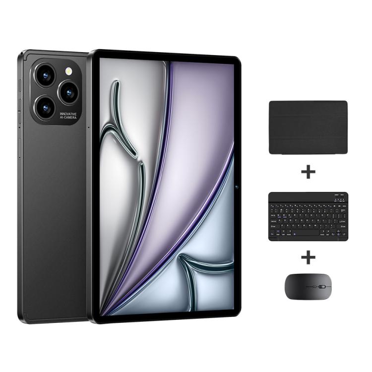 Tablette PC Pad 8 Pro 10,1 pouces 4G LTE ensemble combo, 4GB+32GB, Android 10 MT6755 Octa Core, avec clavier / souris / étui en cuir, prise UK, prise UK