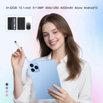 Tablette PC Pad 8 Pro 10,1 pouces 4G LTE ensemble combo, 4GB+32GB, Android 10 MT6755 Octa Core, avec clavier / souris / étui en cuir, prise UK, prise UK
