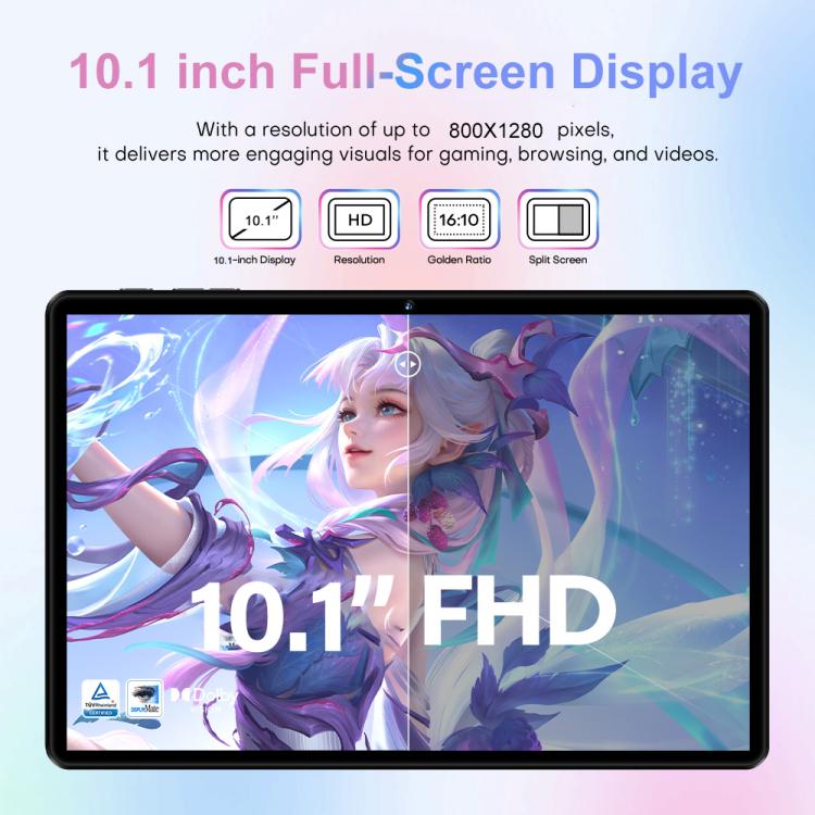 Tablette PC Pad 8 Pro 10,1 pouces 4G LTE ensemble combo, 4GB+32GB, Android 10 MT6755 Octa Core, avec clavier / souris / étui en cuir, prise UK, prise UK