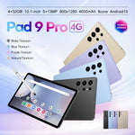Tablette PC Pad 9 Pro 10,1 pouces 4G LTE ensemble combo, 4GB+32GB, Android 10 MT6755 Octa Core, avec clavier / souris / étui en cuir, prise EU, prise EU