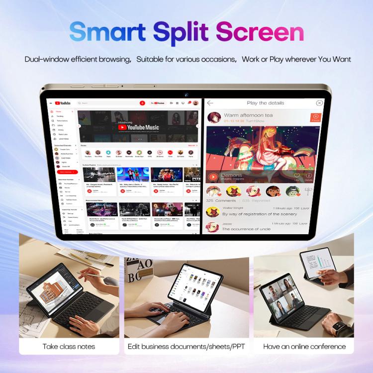 Tablette PC Pad 9 Pro 10,1 pouces 4G LTE ensemble combo, 4GB+32GB, Android 10 MT6755 Octa Core, avec clavier / souris / étui en cuir, prise UK, prise UK