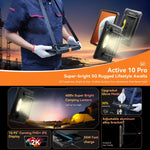 Tablette renforcée Blackview Active 8 Pro 5G, 12 Go + 256 Go, Android 14, écran 10,95 pouces, processeur Octa Core Dimensity 7300, version mondiale avec Google Play, 12 Go + 256 Go