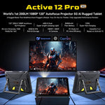 Tablette robuste Blackview Active 12 Pro 5G, 12 Go+256 Go, 11 pouces Android 15 Dimensity 7300 Octa Core, version mondiale avec Google Play, 16 Go+1 To