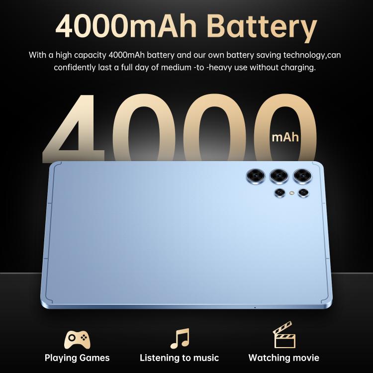 Tablette PC Pad 25 Ultra 10,1 pouces 4G LTE, 4 Go+32 Go, Android 10 MTK6755 Octa Core, prise américaine