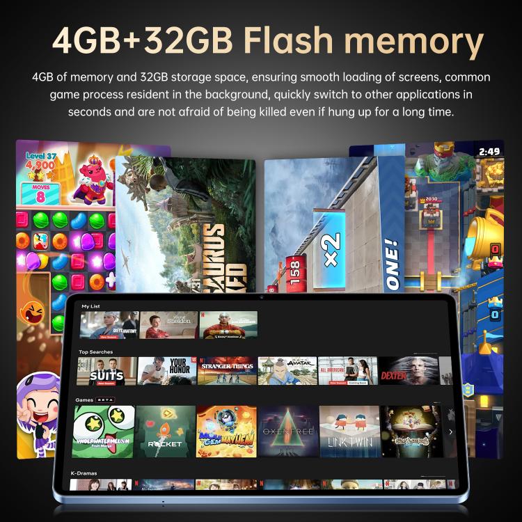 Pad 25 Ultra Tablette PC 10,1 pouces 4G LTE, 4GB+32GB, Android 10 MTK6755 Octa Core, Prise UK, Prise UK