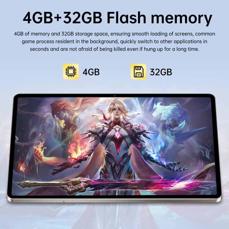 Tablette PC Tab S10 Ultra 10,1 pouces 4G LTE, 4 Go+32 Go, Android 10 MTK6755 Octa Core, prise EU, prise EU