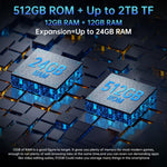 Tablette robuste & projecteur Unihertz 8849 Tank Pad E, 12GB+512GB, 10,95 pouces Android 14 MT6789 Octa Core Réseau 4G, Prise EU, Tank Pad E Réseau 4G