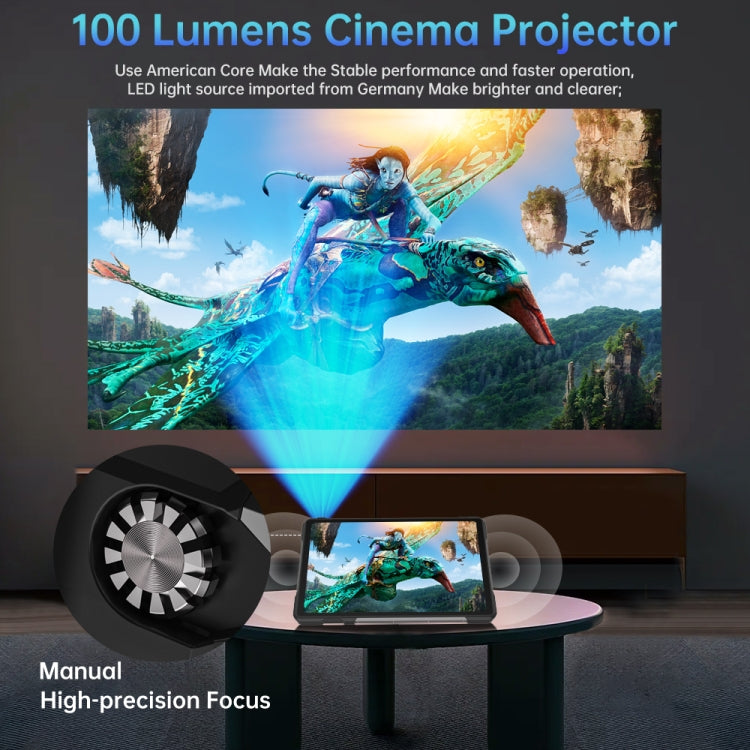 Unihertz 8849 Tank Pad Tablette PC durcie & Projecteur, 16 Go+512 Go, Android 14 Dimensity 8200 Octa Core 5G de 10,95 pouces, prise UE, Tank Pad réseau 5G
