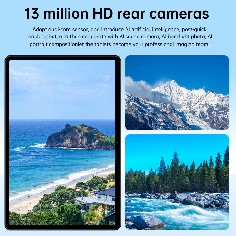 Pro 13 10.1 inch 4G LTE Tablet PC, 4GB+32GB, Android 10 MTK6755 Octa Core, EU Plug, EU Plug