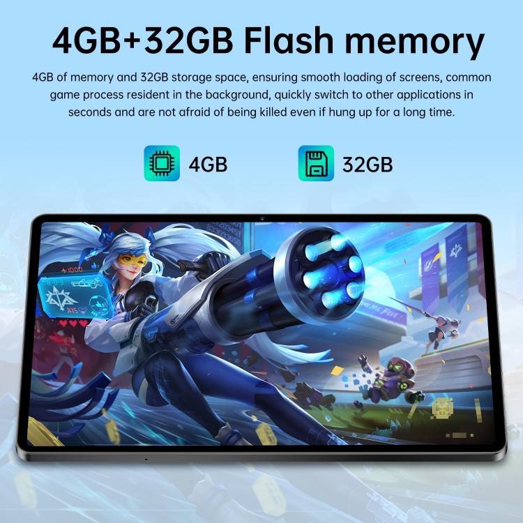 Tablette PC Pro 13 10,1 pouces 4G LTE, 4 Go+32 Go, Android 10 MTK6755 Octa Core, Prise AU, Prise AU