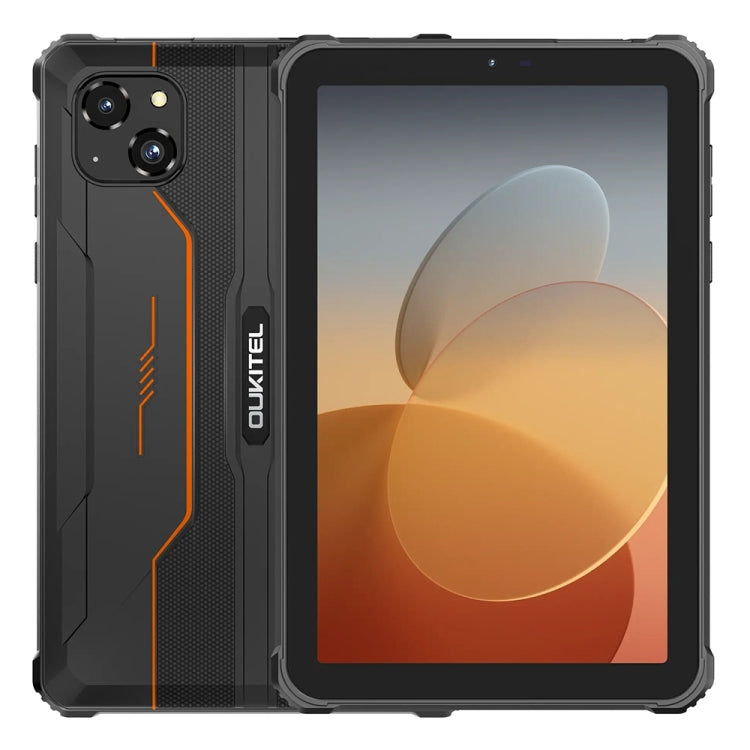 Tablette durcie OUKITEL RT3 Pro Réseau 4G IP68/IP69K, 4Go+128Go, 8.0 pouces Android 14 MediaTek G81 Octa-Core Support Double SIM, Prise UE, RT3 Pro 4Go+128Go