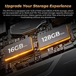 Tablette durcie OUKITEL RT3 Pro Réseau 4G IP68/IP69K, 4Go+128Go, 8.0 pouces Android 14 MediaTek G81 Octa-Core Support Double SIM, Prise UE, RT3 Pro 4Go+128Go