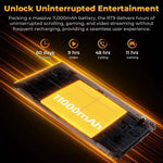 Tablette durcie OUKITEL RT9 compatible 4G IP68/IP69K, 6 Go + 256 Go, Android 14 de 11 pouces, Unisoc T606 Octa-Core, double SIM, prise UE, RT9 6 Go + 256 Go