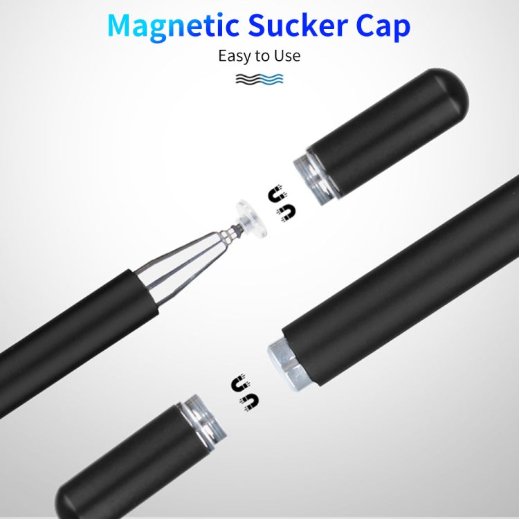 JD01 Stylet Universel Magnétique avec Capuchon + Disque + Pointe de Rechange pour Tablettes et Téléphones Portables