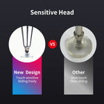 JD01 Stylet Universel Magnétique avec Capuchon + Disque + Pointe de Rechange pour Tablettes et Téléphones Portables