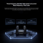 Routeur WiFi Xiaomi original 10 Gigabit Tri-bande Réseau maillé sans fil Répéteur d'accélération de jeu, prise US, 10 Gigabit