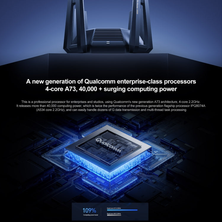 Routeur WiFi Xiaomi original 10 Gigabit Tri-bande Réseau maillé sans fil Répéteur d'accélération de jeu, prise US, 10 Gigabit