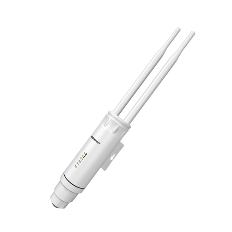 COMFAST CF-EW74 Amplificateur de Signal Étanche Double Fréquence 1200Mbs Extérieur Routeur Sans Fil Répéteur Station de Base WIFI avec 2 Antennes, CF-EW74