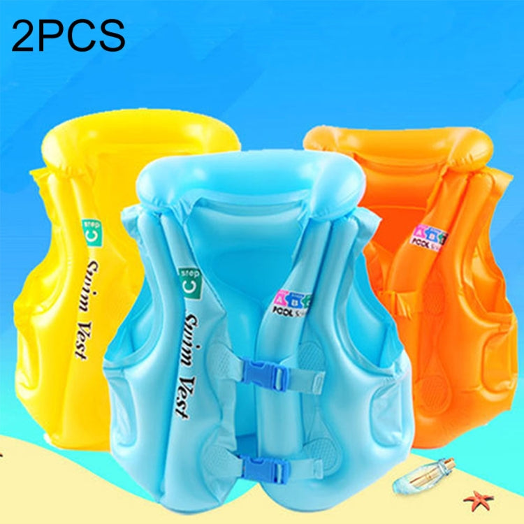 2 pièces Gilet de sauvetage gonflable pour enfants C Code, Maillot de bain, Taille : Small, Livraison couleur aléatoire, Taille : S