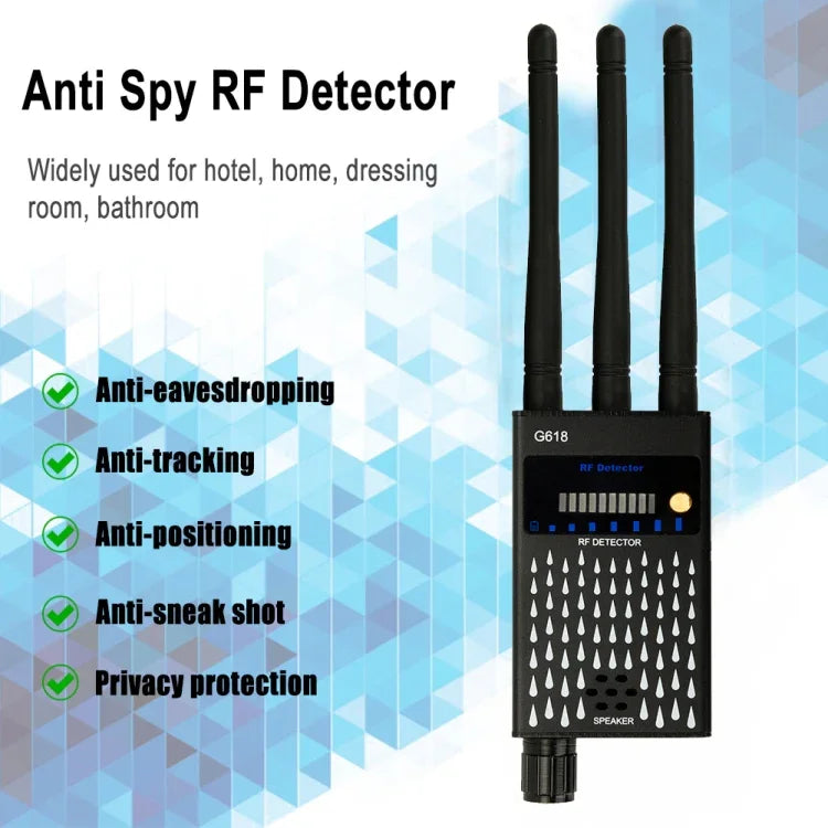 Détecteur de signal sans fil GPS G618 Détecteur de caméra WiFi
