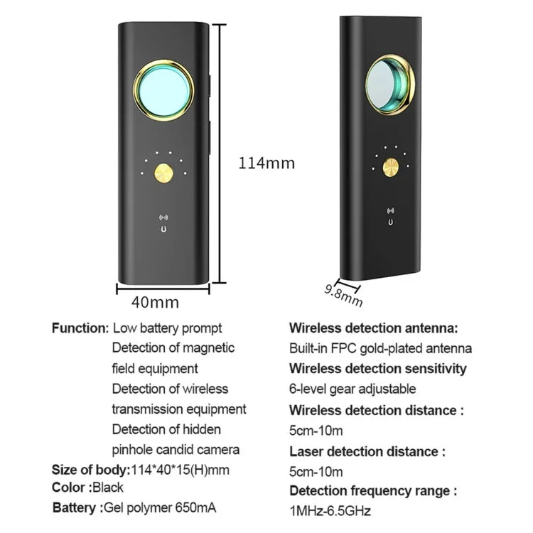 Détecteur de signal GPS WiFi anti-tir furtif R35
