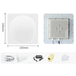 Lecteur intégré longue portée UHF RFID 9dBi avec puce E710, style : module de chauffage à température constante intégré, module de chauffage à température constante intégré