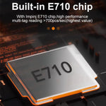 Lecteur intégré longue portée UHF RFID 9dBi avec puce E710, style : module de chauffage à température constante intégré, module de chauffage à température constante intégré