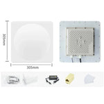 Lecteur intégré RFID UHF longue portée 9 dBi avec puce E710, style : ajouter un réseau 4G, ajouter un réseau 4G