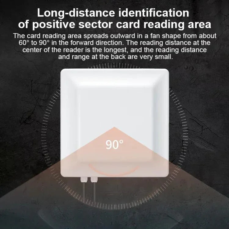 Lecteur RFID intégré UHF à portée moyenne, distance d'identification 0-5m, style : ajouter communication WiFi, ajouter communication WiFi