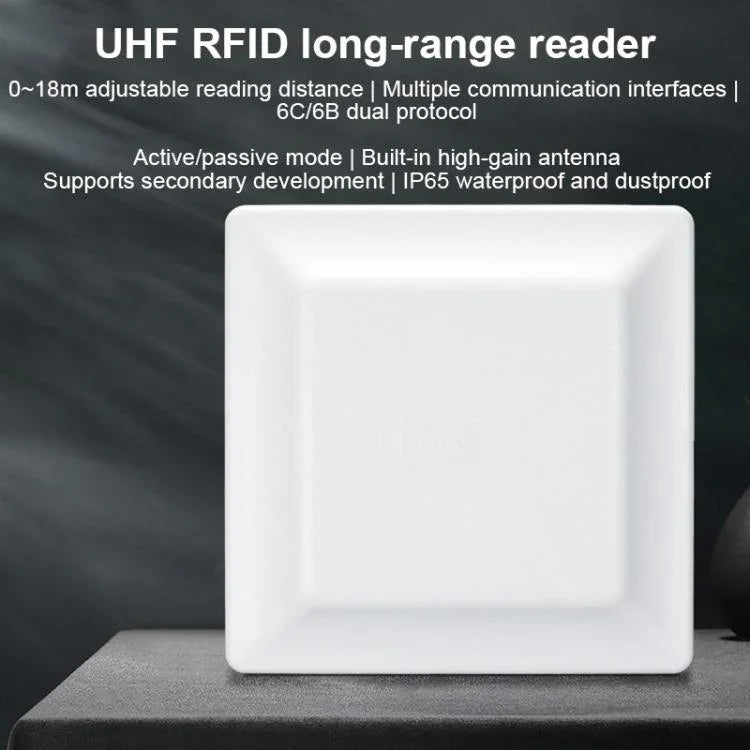 Lecteur-enregistreur intégré UHF RFID longue portée avec puce E710, style : ajouter alimentation par Ethernet, ajouter alimentation par Ethernet