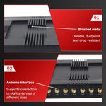 Lecteur / Encodeur RFID 4 canaux avec module Impinj E710, lecteur fixe UHF industriel longue portée pour la gestion d'entrepôt, lecteur RFID 4 canaux