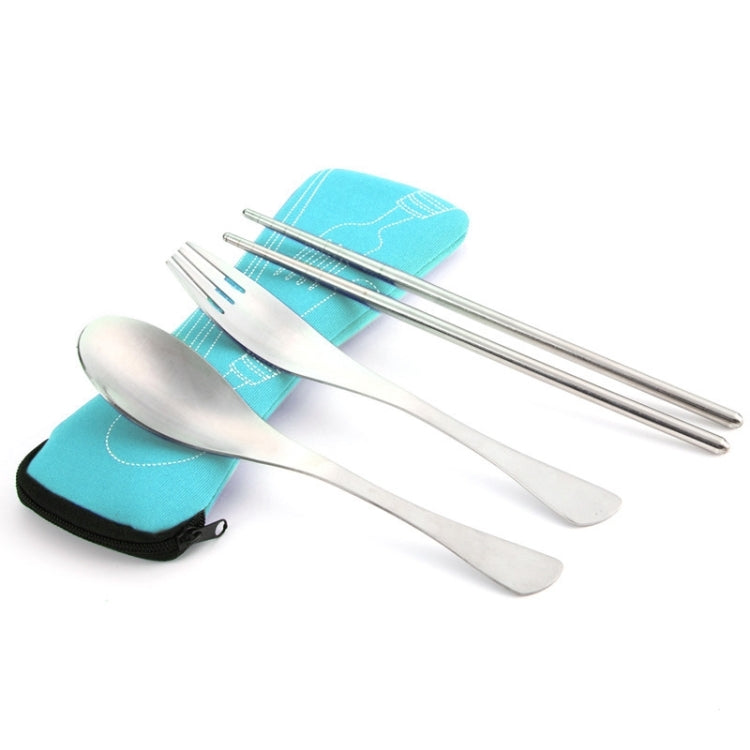 Couverts d'extérieur en trois pièces, vert herbe, vert fluorescent, orange, violet, grand rouge, bleu clair, bleu foncé, rouge rose