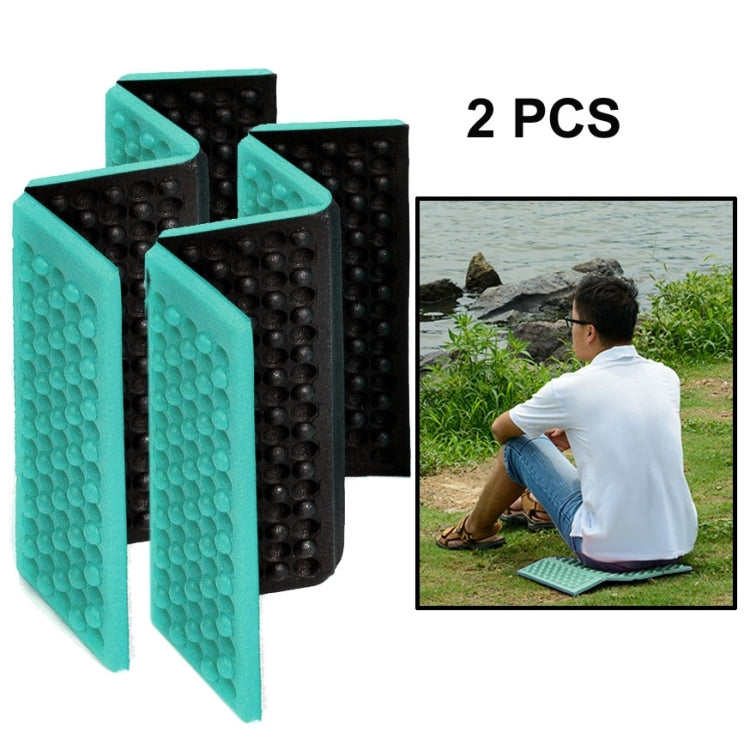 2 coussins de massage cellulaires pliables portables pour extérieur, tapis de siège imperméables pour pique-nique, coussin EVA, 2 pcs (orange), 2 pcs (bleu), 2 pcs (violet), 2 pcs (rouge), 2 pcs (vert foncé), 2 pcs (vert herbe)