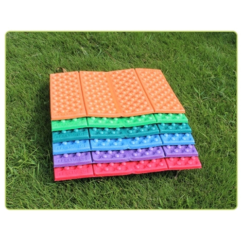 2 coussins de massage cellulaires pliables portables pour extérieur, tapis de siège imperméables pour pique-nique, coussin EVA, 2 pcs (orange), 2 pcs (bleu), 2 pcs (violet), 2 pcs (rouge), 2 pcs (vert foncé), 2 pcs (vert herbe)