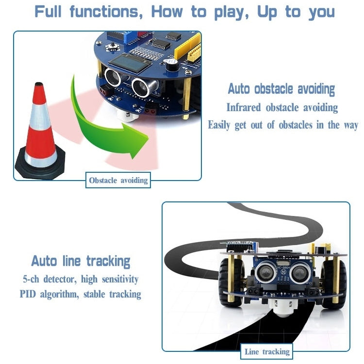 Kit de construction robot Waveshare AlphaBot2 pour Arduino (sans contrôleur Arduino), pour Arduino (sans contrôleur Arduino)