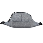 Sac de Poitrine Multifonctionnel Décontracté Pure Color avec Poches Sac de Sport Étanche pour la Taille