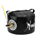 Sac d'entraînement multifonction PGM pour golf, impact puissant, étanche, sac d'exercice pour entraînement Smash Hit, Taille : 26 x 44cm, HL002 Noir, HL002 Jaune