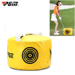 Sac d'entraînement multifonction PGM pour golf, impact puissant, étanche, sac d'exercice pour entraînement Smash Hit, Taille : 26 x 44cm, HL002 Noir, HL002 Jaune