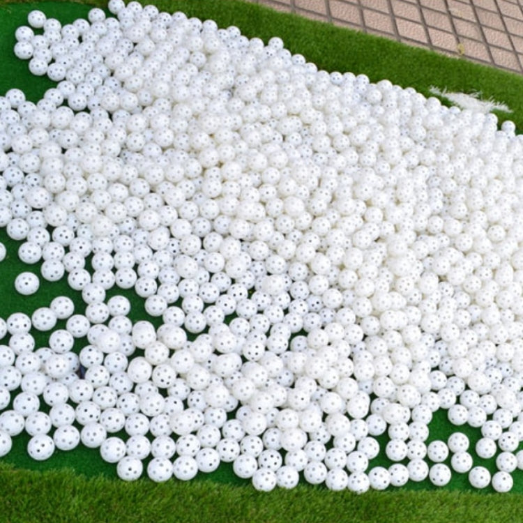 10 balles d'exercice creuses pour golf intérieur PGM, 10 balles creuses blanches, 10 balles creuses jaunes