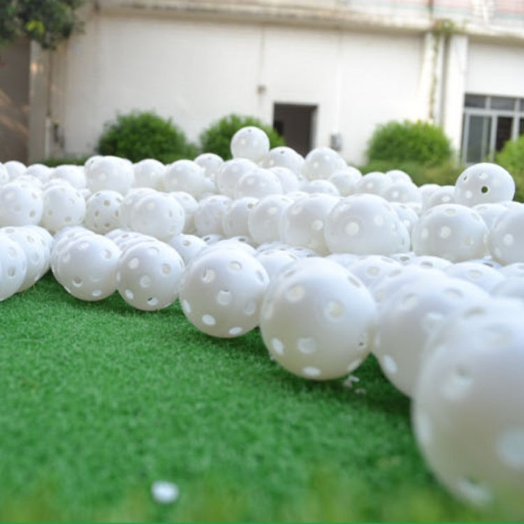 10 balles d'exercice creuses pour golf intérieur PGM, 10 balles creuses blanches, 10 balles creuses jaunes