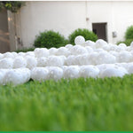 10 balles d'exercice creuses pour golf intérieur PGM, 10 balles creuses blanches, 10 balles creuses jaunes