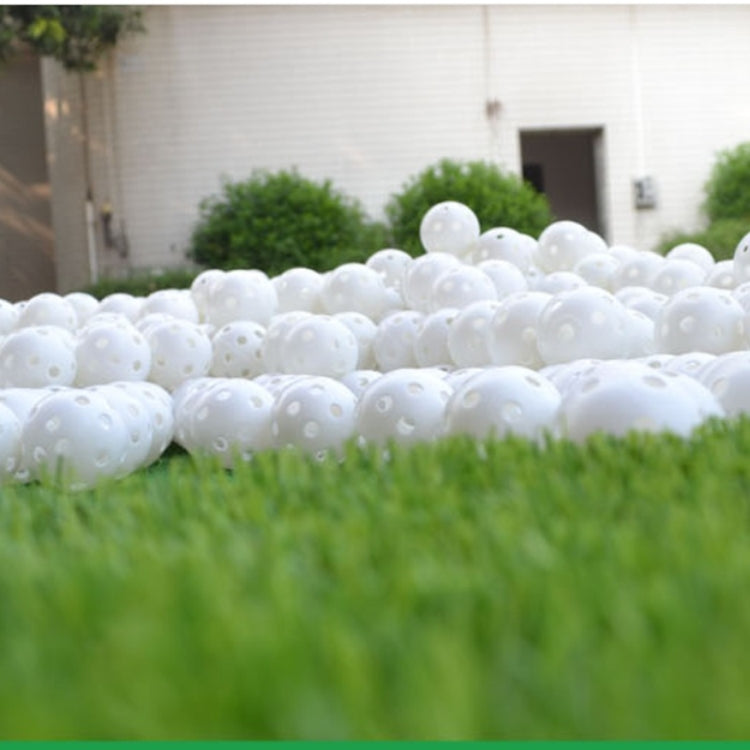 10 balles d'exercice creuses pour golf intérieur PGM, 10 balles creuses blanches, 10 balles creuses jaunes