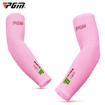 Manchettes anti-UV en soie glacée PGM Golf pour hommes et femmes (couleur : rose taille : XXL), M, L, XL, XXL