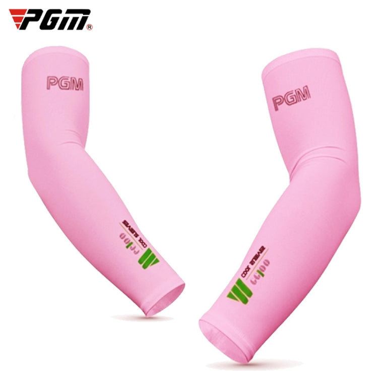 Manchettes anti-UV en soie glacée PGM Golf pour hommes et femmes (couleur : rose taille : XXL), M, L, XL, XXL
