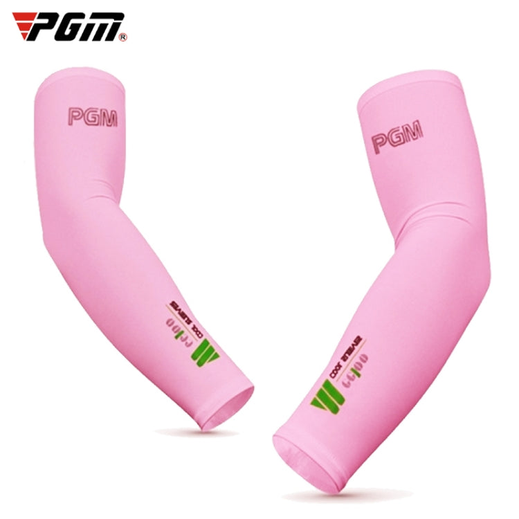 Manchettes anti-UV en soie glacée PGM Golf pour hommes et femmes (couleur : rose taille : XXL), M, L, XL, XXL