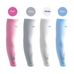 Manchettes anti-UV en soie glacée PGM Golf pour hommes et femmes (couleur : rose taille : XXL), M, L, XL, XXL