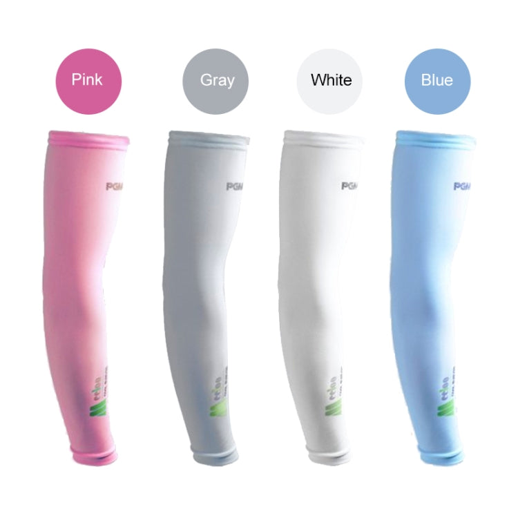 Manchettes anti-UV en soie glacée PGM Golf pour hommes et femmes (couleur : rose taille : XXL), M, L, XL, XXL