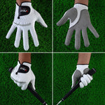 Gants simples antidérapants PGM Golf en peau de mouton pour hommes (Taille : 27-main droite), main gauche, main droite