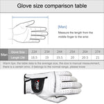 Gants simples antidérapants PGM Golf en peau de mouton pour hommes (Taille : 27-main droite), main gauche, main droite